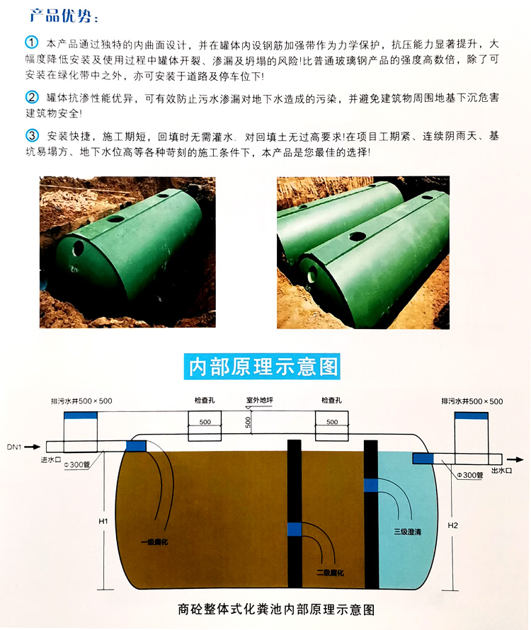 浦北玻璃钢化粪池